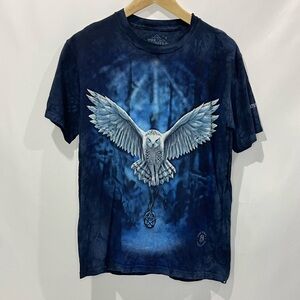 The Mountain Dark Blue Owl Graphic Men's Tee